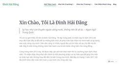 Desktop Screenshot of dinhhaidang.com