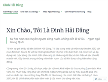 Tablet Screenshot of dinhhaidang.com